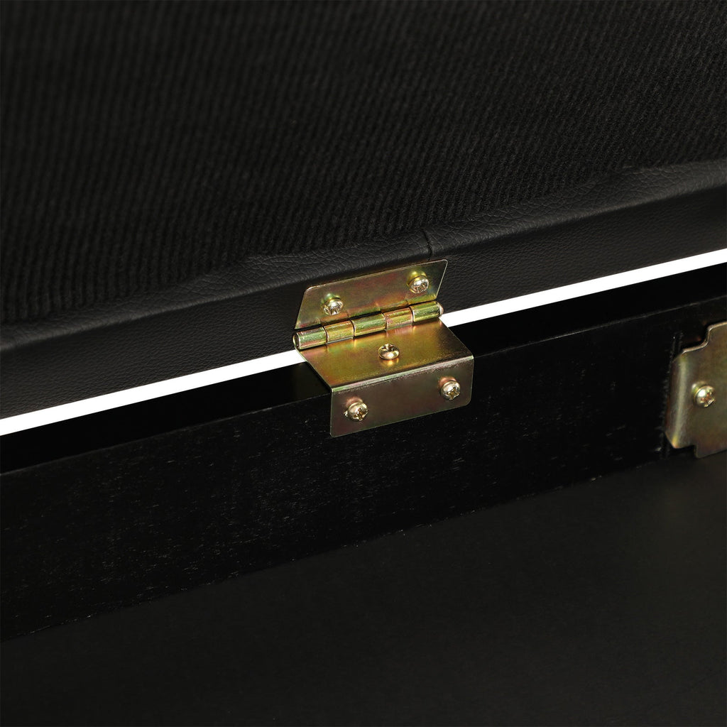 Duet Piano Bench with Padded Cushion and Storage Compartment
