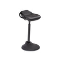 Standing Desk Chair, Swivel Ergonomic Standing Stool, Adjustable Height 23.6-33.3 Inches, Sitting Balance Chair Office, PU, Black