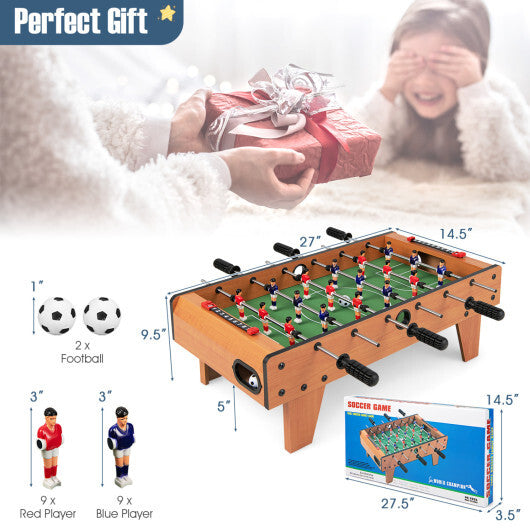 Costway 27'' Foosball Table Competition Game Room Soccer football Sports Indoor w/ Legs