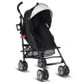 Costway Folding Lightweight Baby Toddler Umbrella Travel Stroller with Storage Basket Black