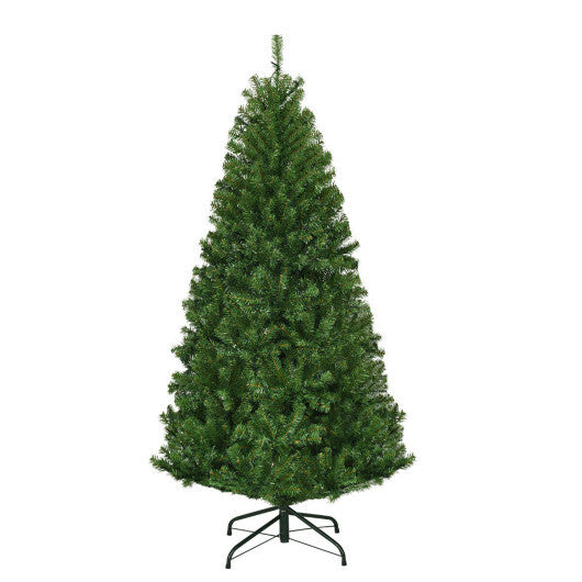 4Ft Pre-Lit Artificial Christmas Tree Hinged 100 LED Lights