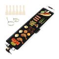 35 Inch Large Electric Griddle Nonstick BBQ Grill with Adjustable Temperature