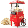Retro Hot Air Popcorn Maker 1200W with Kernel Measuring Cup-Red