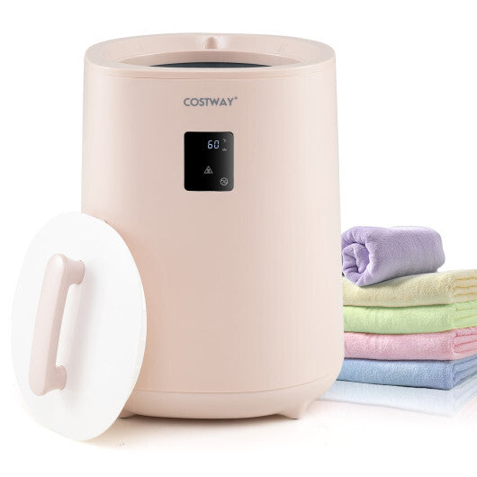 18L Large Towel Warmer with LED Display and Auto Shut off Pink
