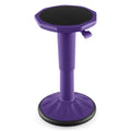 Adjustable-Height Wobble Chair Active Learning Stool for Office Stand Up Desk Purple