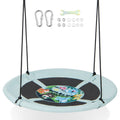 40" Flying Saucer Tree Swing Indoor Outdoor Play Set Swing for Kids Light Green