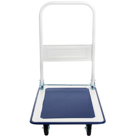 330lbs Platform Cart Dolly Foldable Push Hand Iron