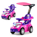 3-in-1 Push Car for Toddler Stroller Sliding Walking Car for Boys and Girls - Pink