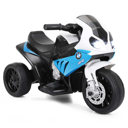 Costway Kids Ride On Motorcycle BMW Licensed 6V Electric 3 Wheels Bicycle Music&Light