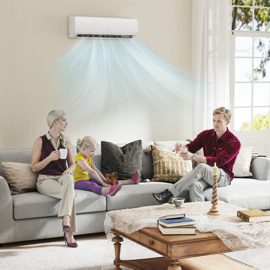 23000 BTU 208/230V Mini Split Heat Pump Heats at 5?F  Anti-Freeze Chassis Technology