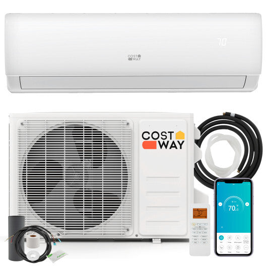23000 BTU 208/230V Mini Split Heat Pump Heats at 5?F  Anti-Freeze Chassis Technology