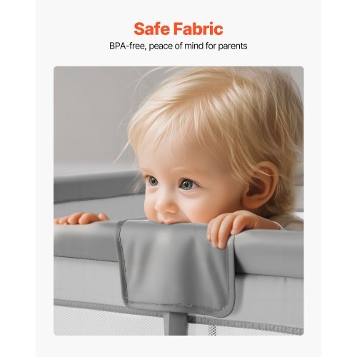 Baby Playpen, 78.7 x 70.3 Extra Large Playpen for Babies Toddlers, Indoor/Outdoor Baby Fence Play Yard, No-Gap Safety Activity Center with 50 Ocean Balls, Zippered Door & Soft Breathable Mesh