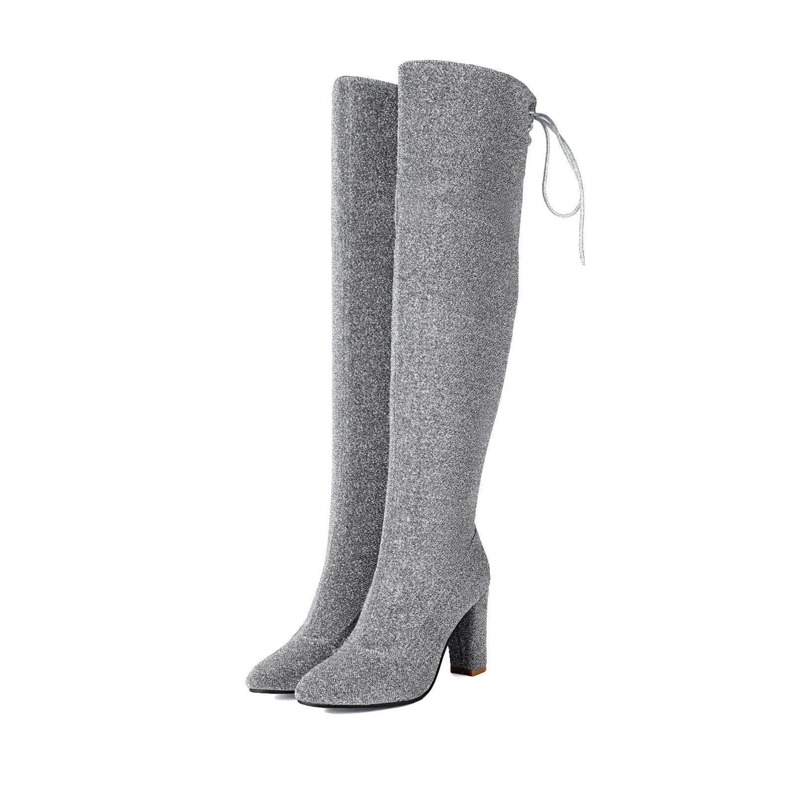 Over-the-knee Nightclub Knight 40-47 Large Size Boots