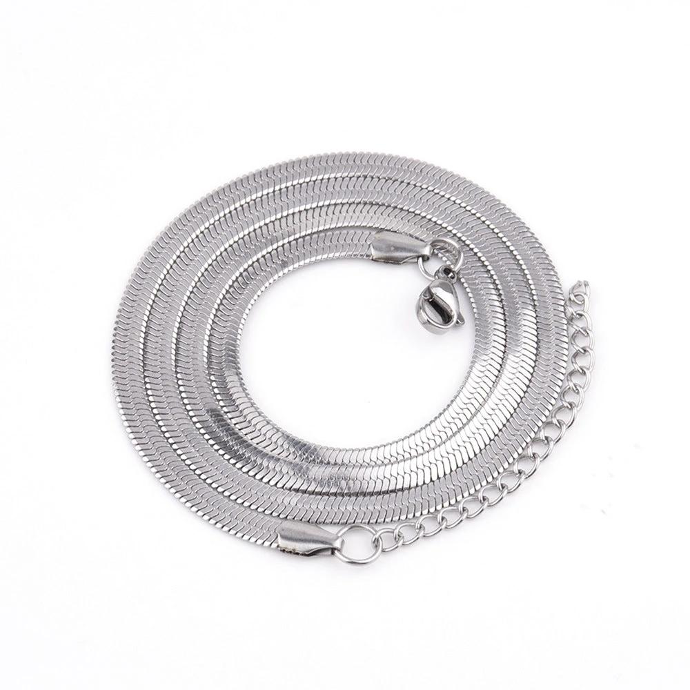 Simple Titanium Steel Blade Necklace For Men