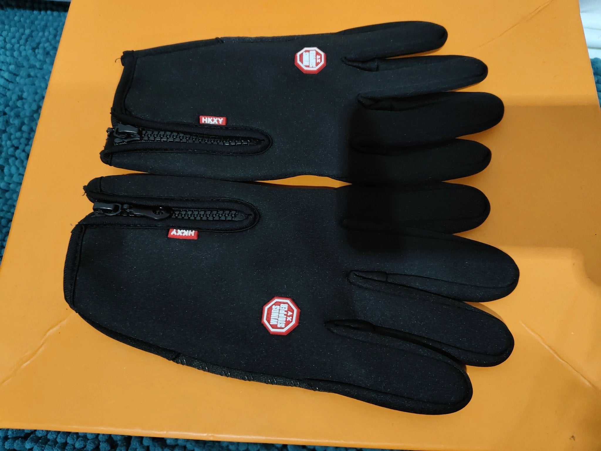 Winter Sports Gloves Men's Non-slip Thick Windproof Finger Warm