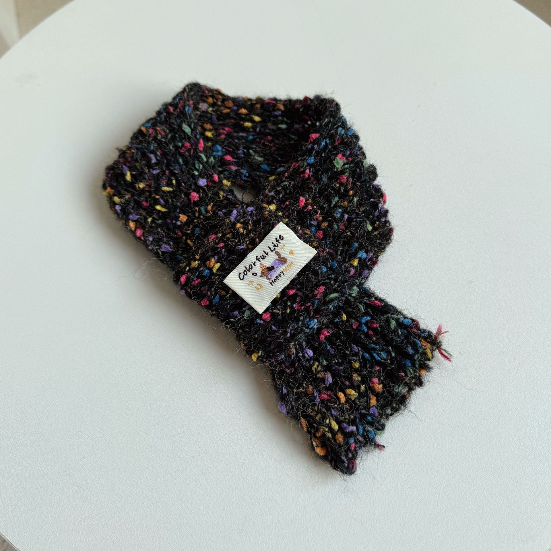Knitted Warm Bib And Saliva Towel For Dogs