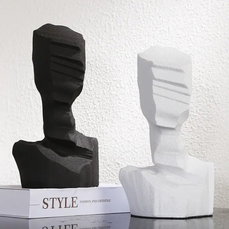 Abstract Resin Decoration DecorBites™ - Elegant Art Sculpture for Office, Living Room & Desktop