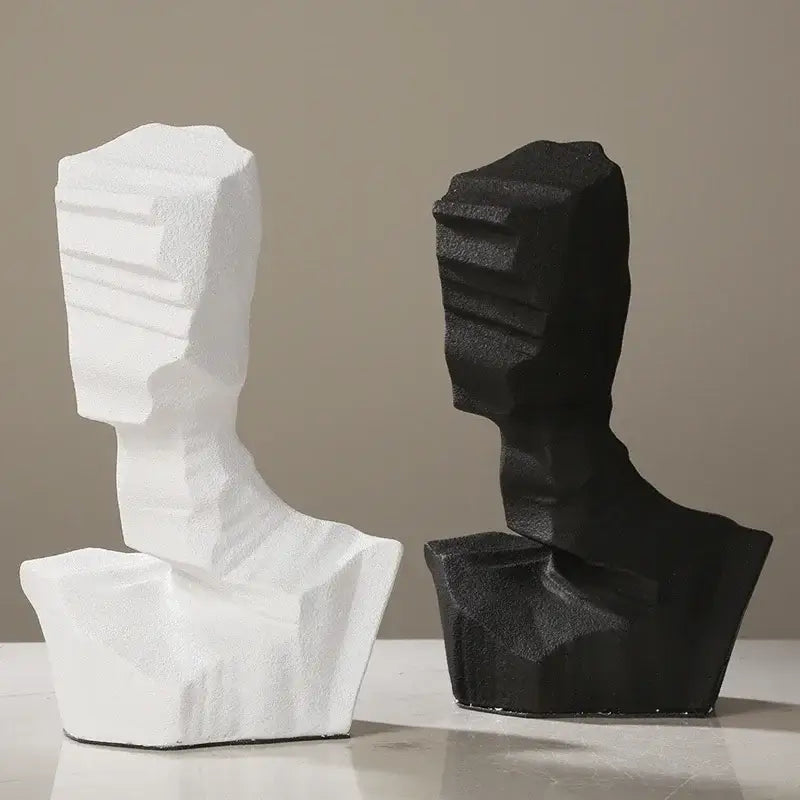 Abstract Resin Decoration DecorBites™ - Elegant Art Sculpture for Office, Living Room & Desktop
