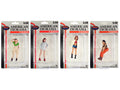 "Hip Hop Girls" 4 Piece Figure Set for 1/18 Scale Models by American Diorama