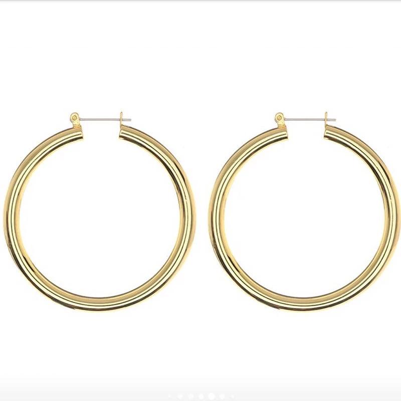 Titanium Steel HOOP Ring HOOP Earrings Cold Scenery Surface