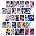Colorful alien anime photo cards set bedroom wall decor
