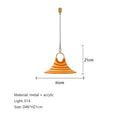 DecorBites™ Liftable Trumpet Chandelier: Minimalist LED Pendant Lamp for Dining Room & Bedroom