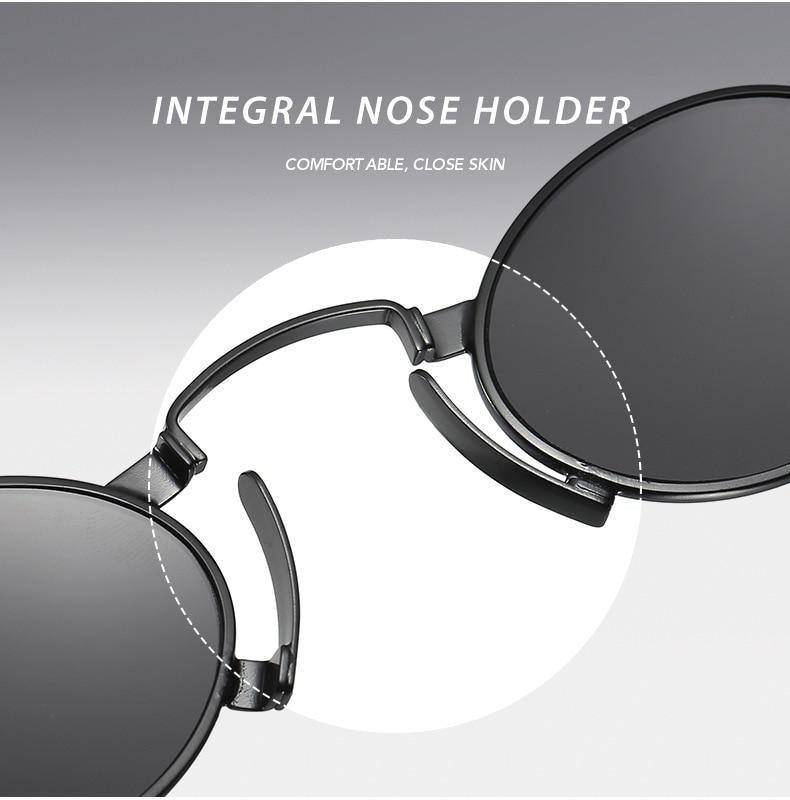 Anti Reflective Retro Eyeglasses Metal Oval Shape  Sunglasses For Women & Men Retro Design  Sun Glasses For Unisex New Colorful Frames New Popular Design