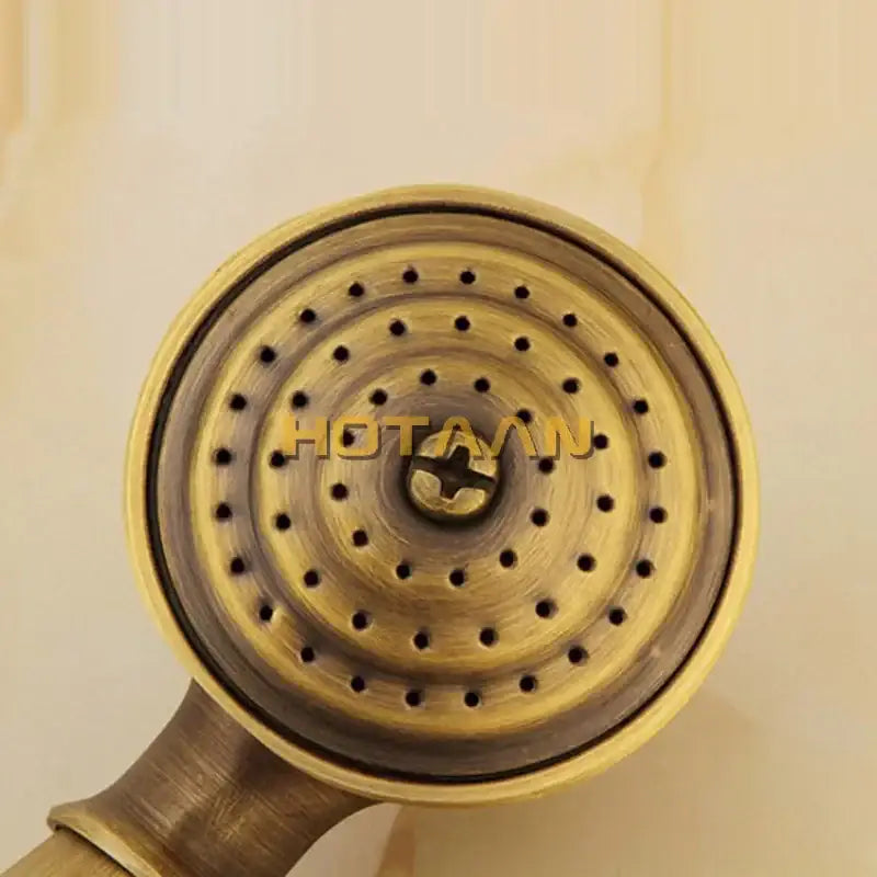 Antique brass hand shower set bathroom shower head with hose