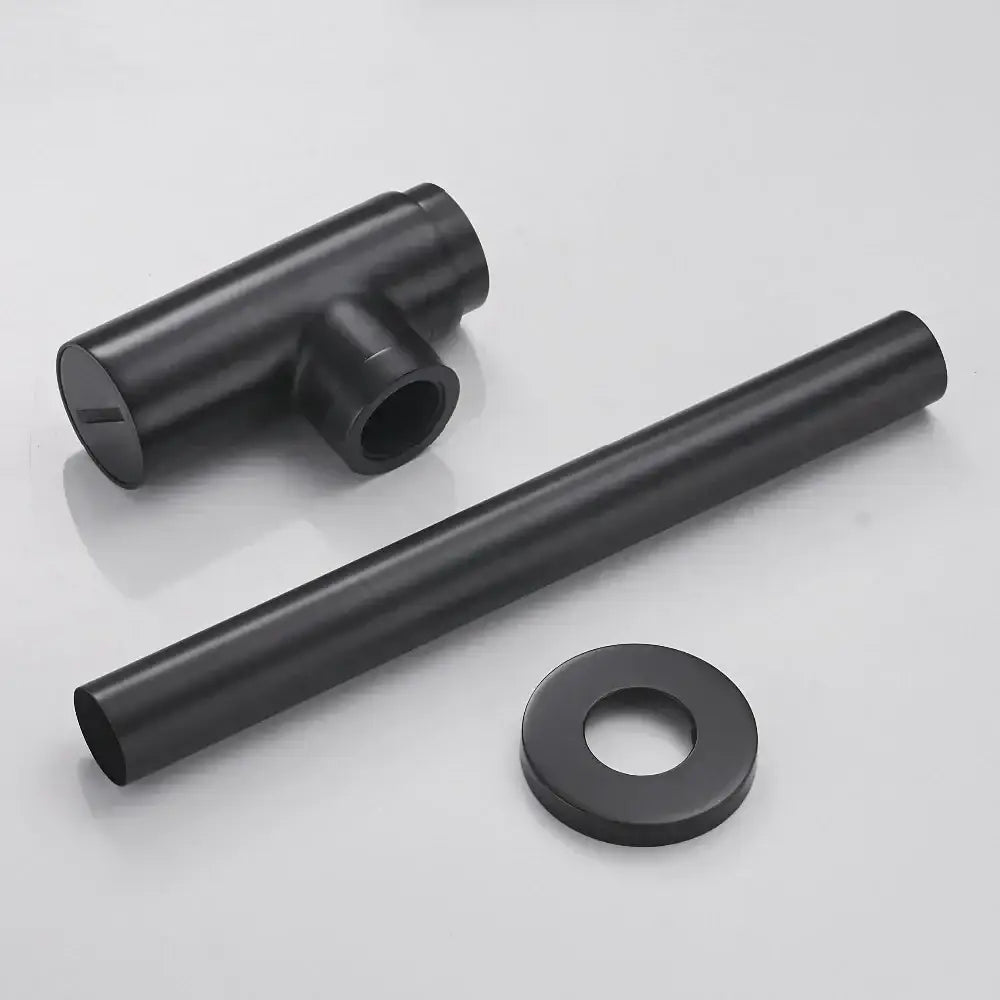 DecorBites™ Brass Round Bottle Trap Oil Rubbed Bronze Black Siphon for Bathroom Vanity