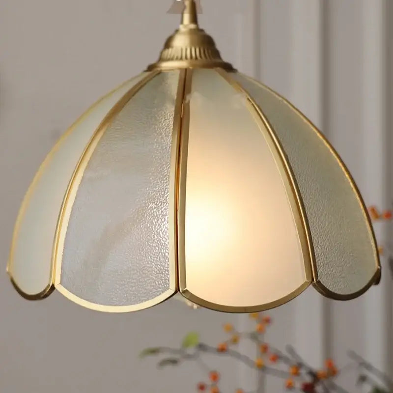 DecorBites™ Antique Glass LED Pendant Lamp, Adjustable Loft Kitchen Light Fixture