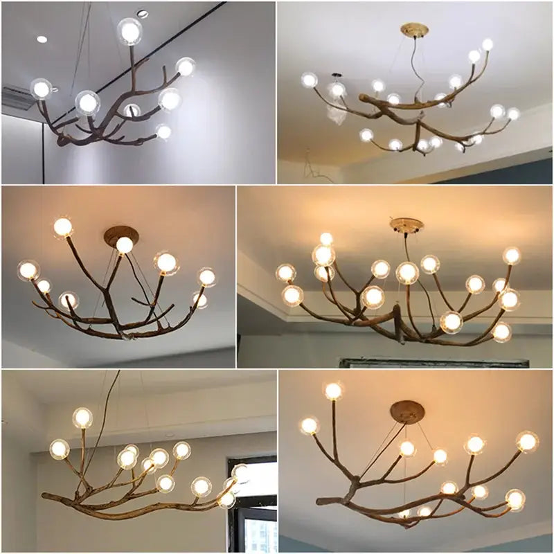 DecorBites™ Glass Bubble LED Pendant Light for Stylish Home Decor and Lighting Fixtures