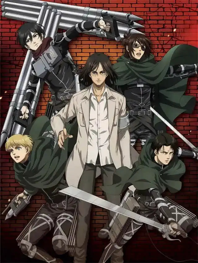 Attack on titan final season volume 8 poster bedroom wall art