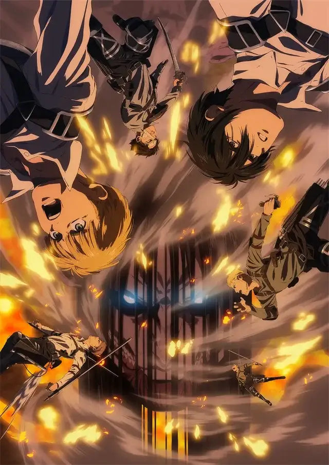 Attack on titan final season volume 8 poster bedroom wall art
