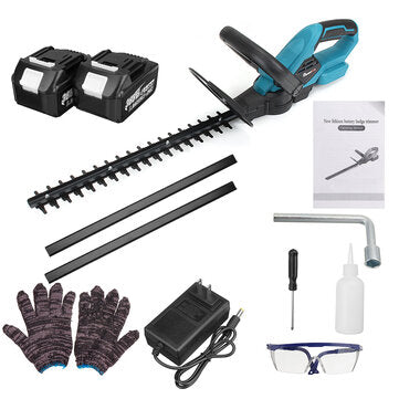 1400W 6000rpm 510mm Blade Wireless Hedge Trimmer electric hedgerow machine trimming Tool