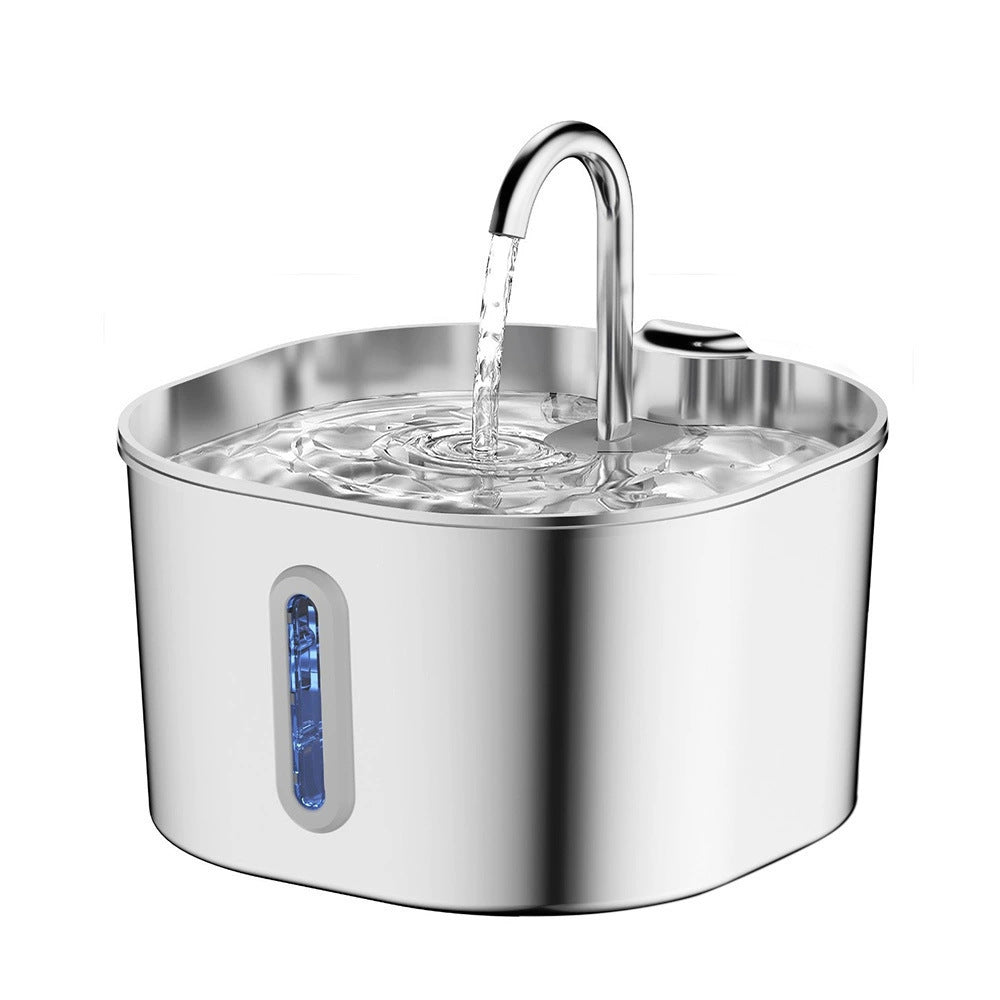 Stainless Steel Smart Pet Water Dispenser Automatic Circulation Large Capacity