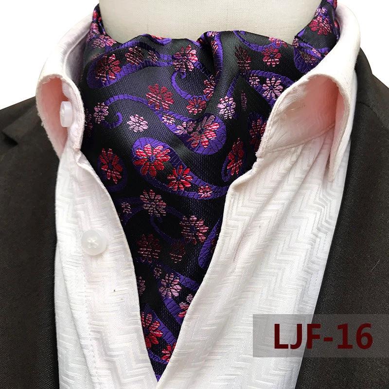 Men's Jacquard Polyester Scarf
