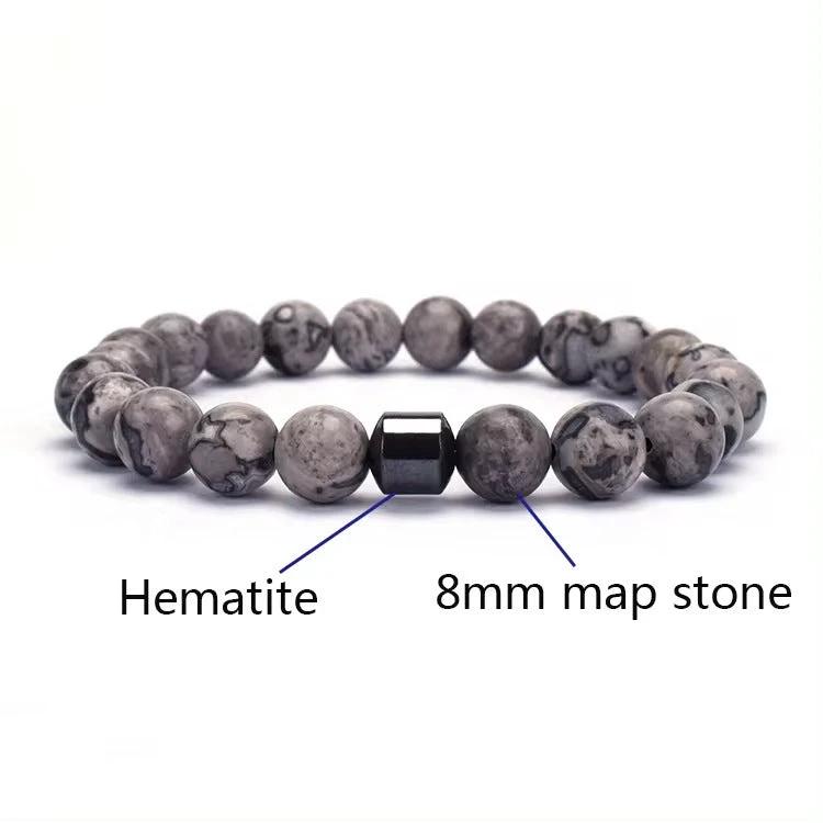 Men's Natural Gemstone Bracelet Vintage