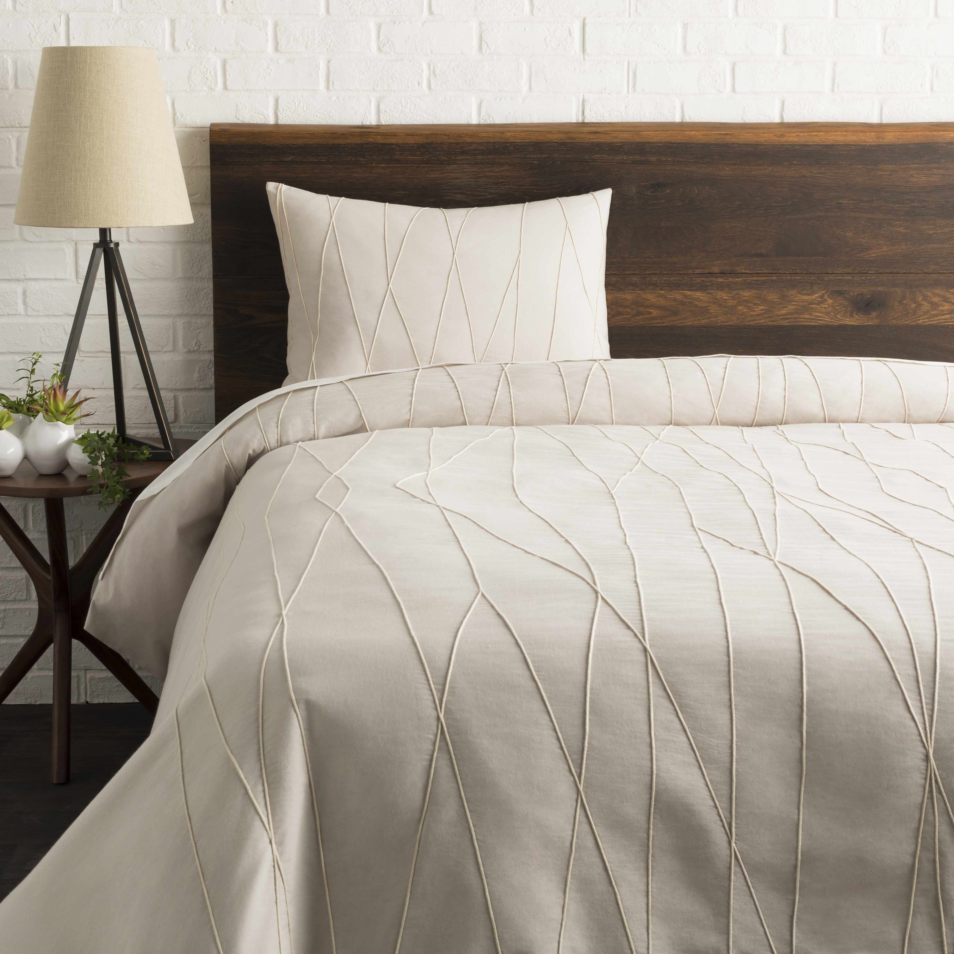 Bangui Ivory Embroidered Bedding