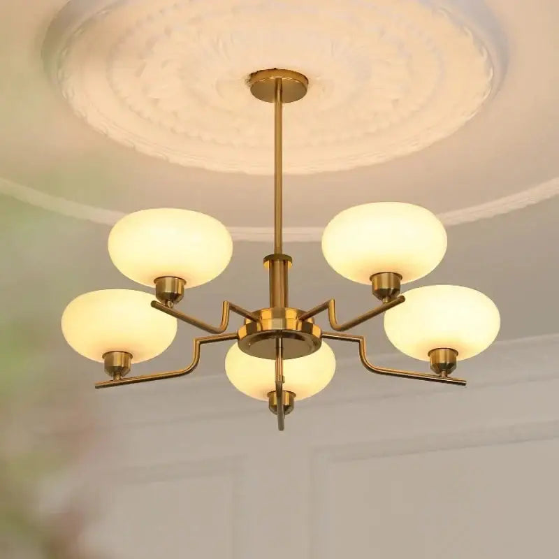 DecorBites™ Bauhaus Glass Pendant Chandelier for Bedroom Living Room Dining Ceiling Lamp