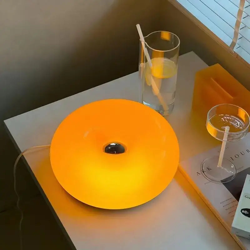 Bauhaus orange glass style soap dish bedroom accessory