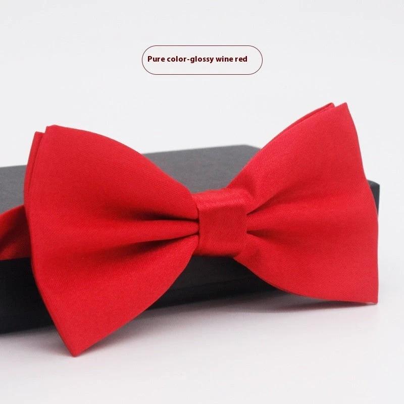 Men's Solid Color Bow Tie
