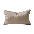 Beige convex rings geometry jacquard living room cushion cover