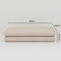 Beige leather jewelry box storage container bedroom silver hinges