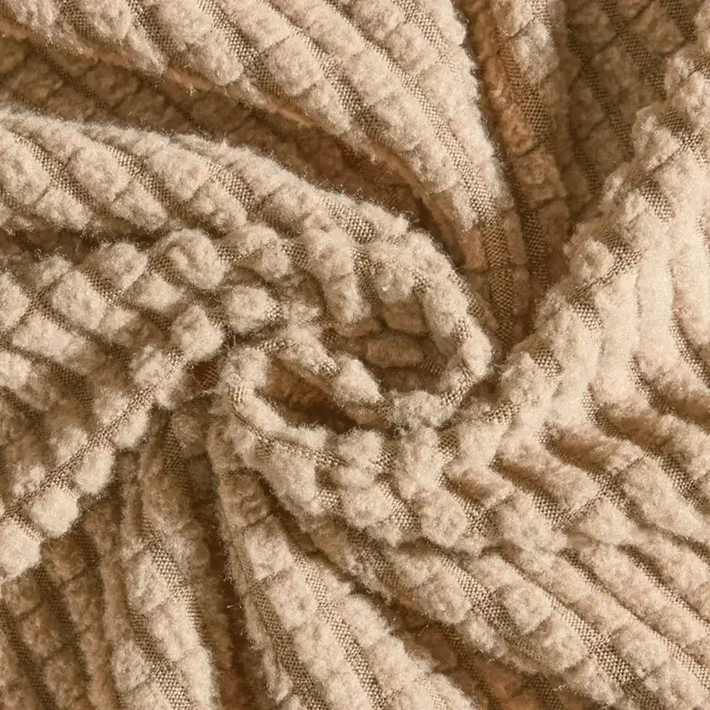 DecorBites™ 3D Quilted Sofa Cover: Soft Cozy Stretch Spandex Couch Slipcover