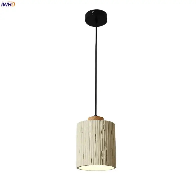DecorBites™ Columnar Micro Cement LED Hanging Lamps | Home Decor Pendant Light