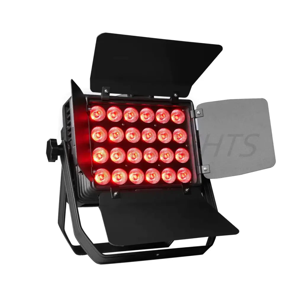DecorBites™ 24x18W RGBWA UV LED Wall Wash Flood Light with Barn Doors