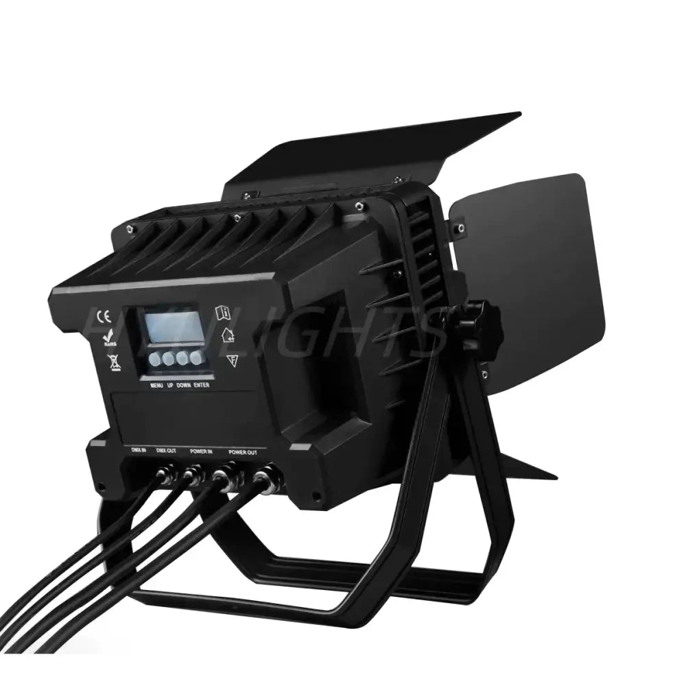 DecorBites™ 24x18W RGBWA UV LED Wall Wash Flood Light with Barn Doors