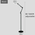 Black adjustable led moon beauty light bedroom floor lamp