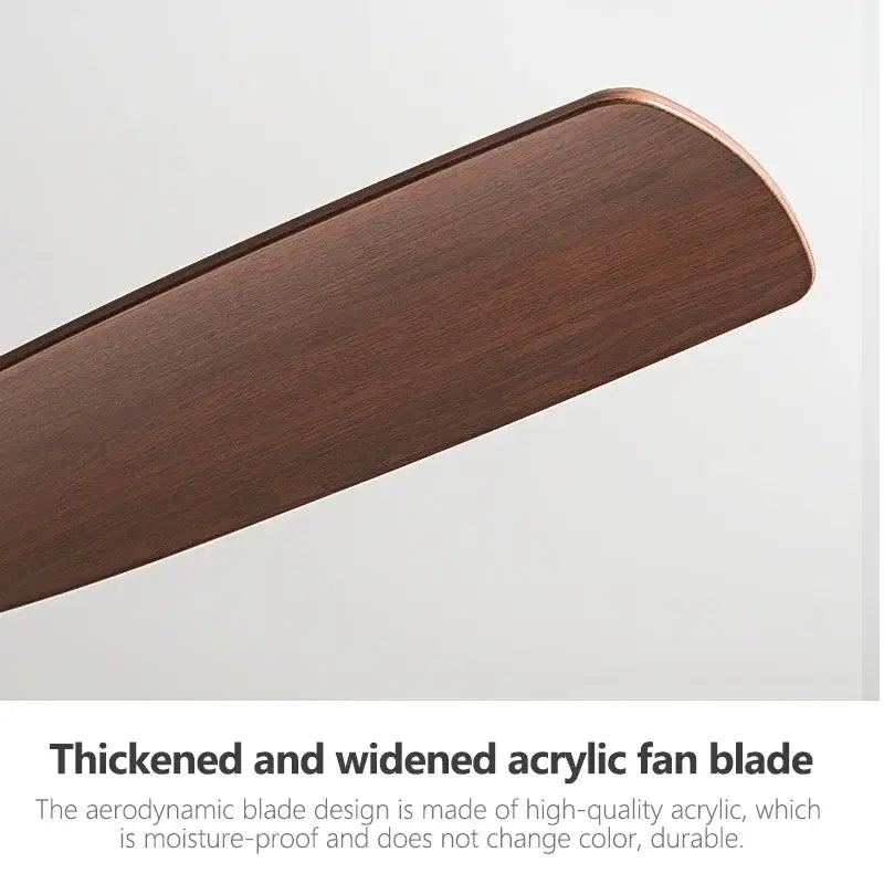 Black and dark wood ceiling fan light with remote living room