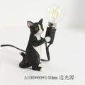 DecorBites™ Cat Resin Table Lamp for Children's Bedroom Decor